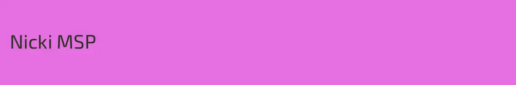 Nicki MSP